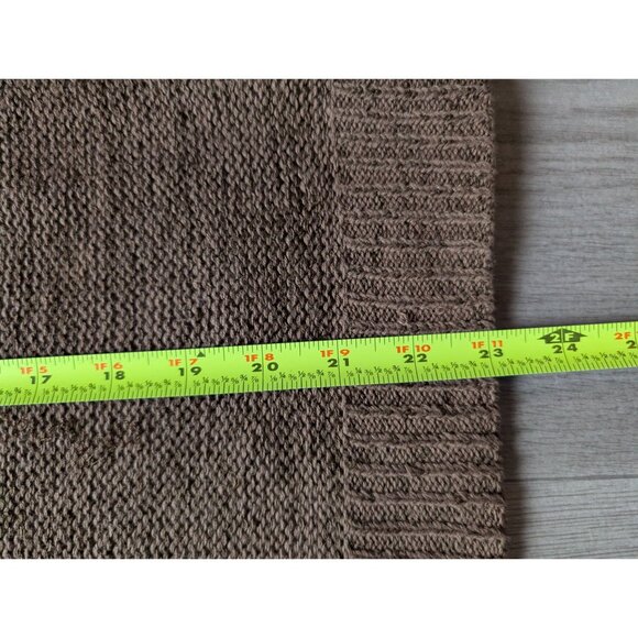 Chicos Brown Studded Knit Sweater Womens Size L Lightweight Pullover - Picture 7 of 8